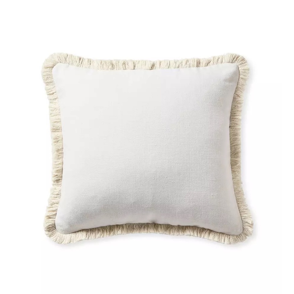 Serena and Lily Bowden Pillow Cover 20x20 White/Cream